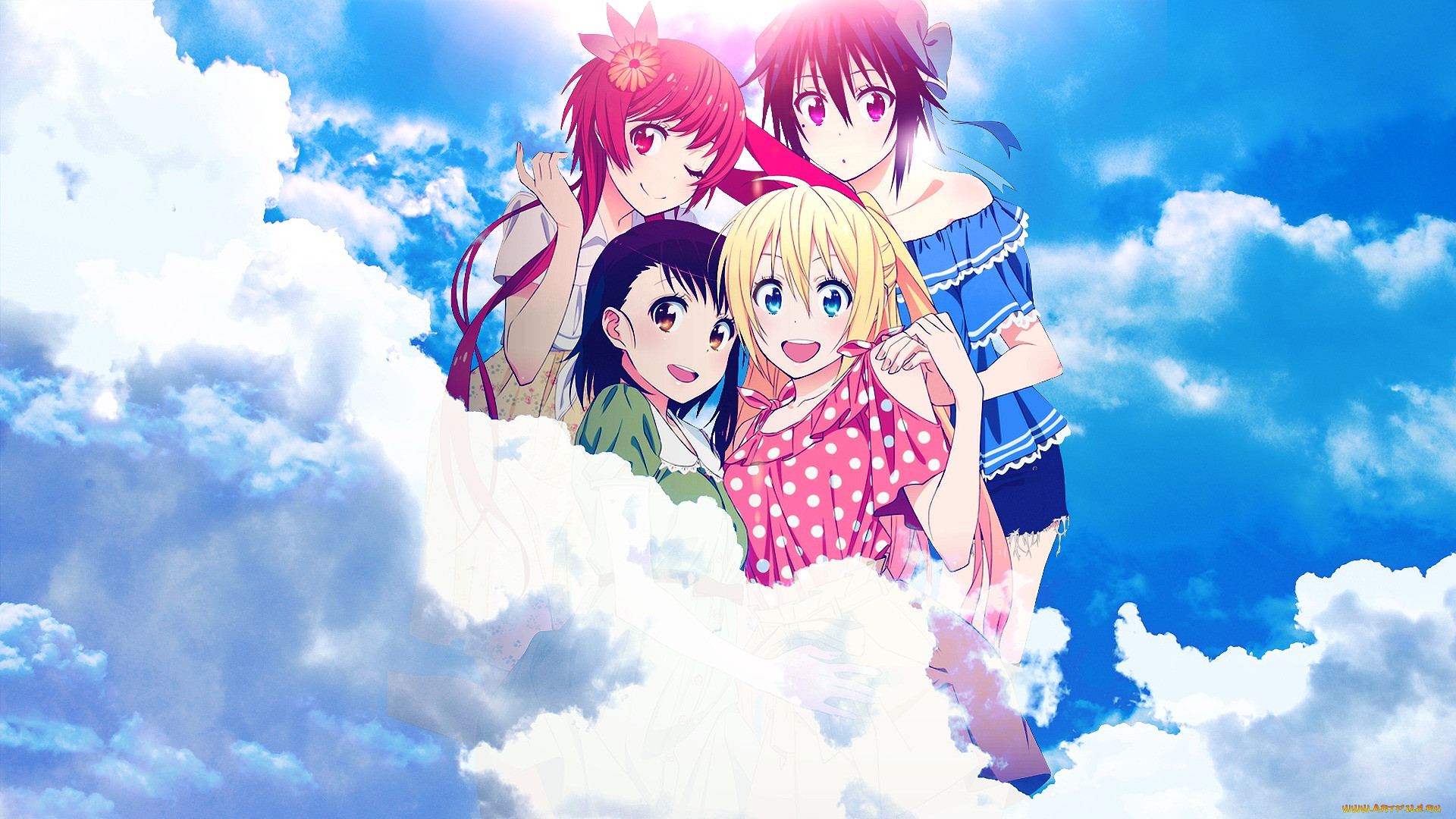 , nisekoi, anime, tsugumi, seishirou, kirisaki, chitoge